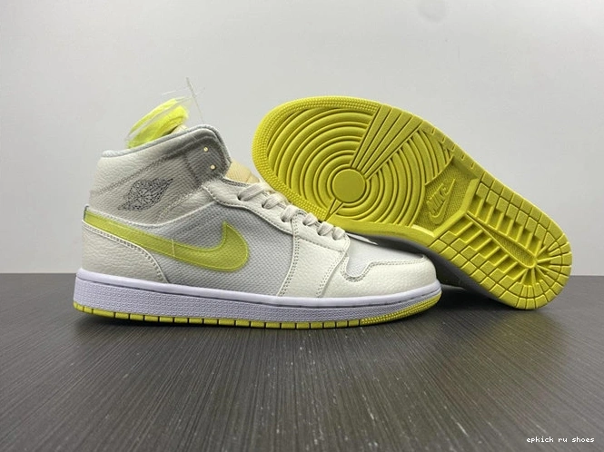 Rep Jordan1 Mid QuickDry DB2822- 3710 Voltage SE Yellow 1028